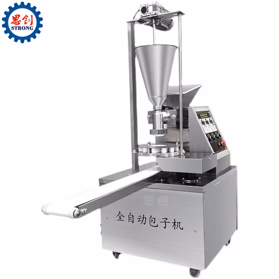 Gute Qualität Edelstahl automatische Baozi gedämpfte Brötchenmaschine Suppenknödelmaschine