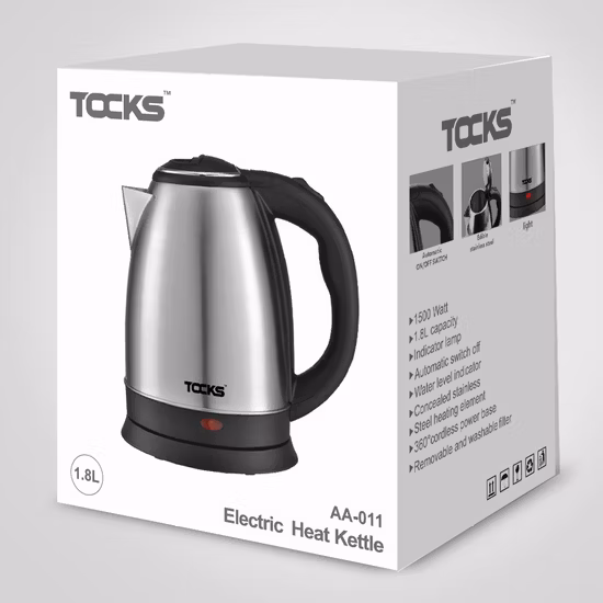 Haushaltsgeräte, Wasser, Kaffee, Tee, Wasser, Edelstahl, Wasserkocher, 1,8 l